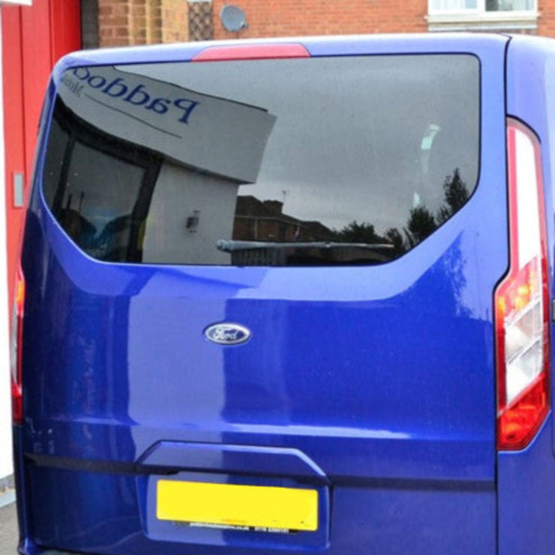 Transit custom heated tinted tailgate window