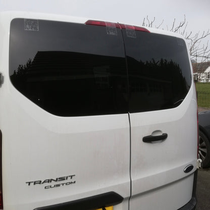 Transit custom tinted rear door windows