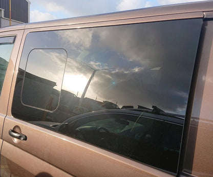 VW transporter left flush oem style sliding tinted window
