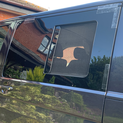 VW T5 T6 sliding tinted window with fly screen